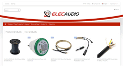 Desktop Screenshot of elecaudio.com